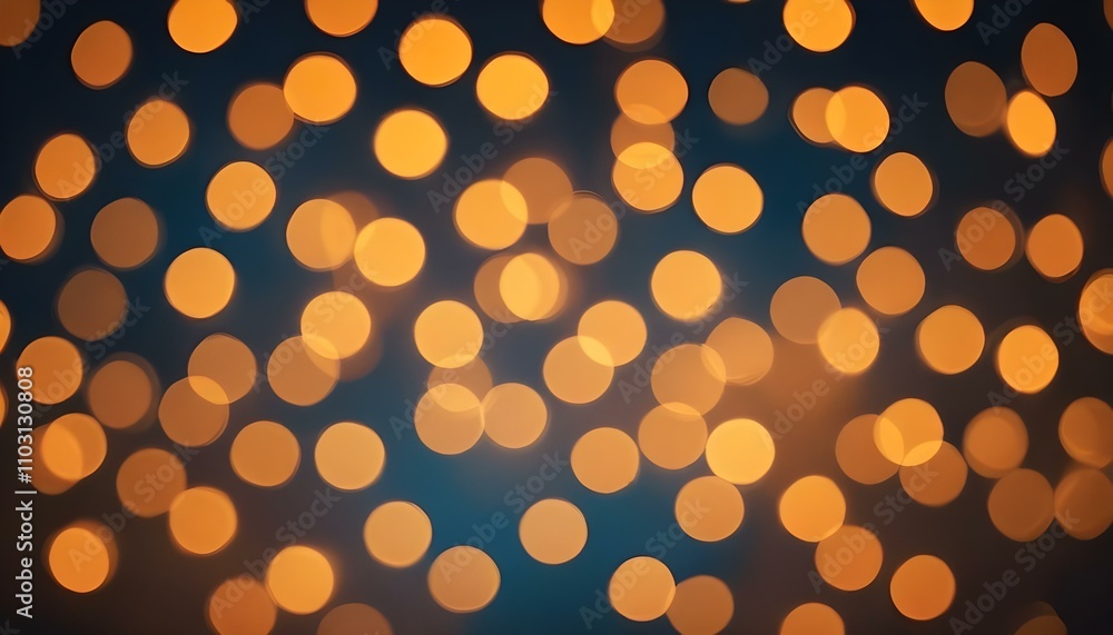 Fondo abstracto borroso con luces bokeh naranjas y amarillas Fondo abstracto borroso con luces bokeh naranjas y amarillas