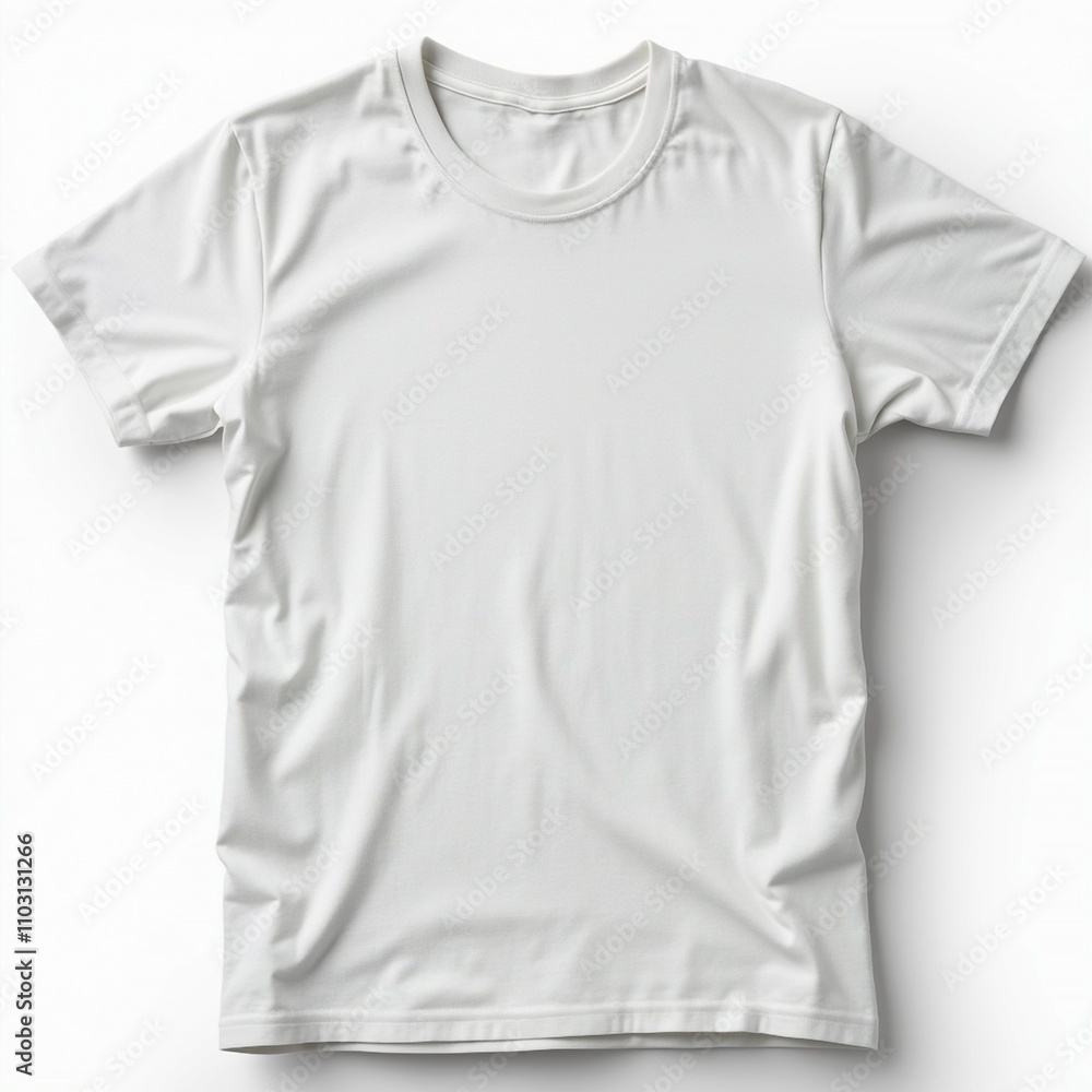 White cotton blank T-shirt White cotton blank T-shirt
