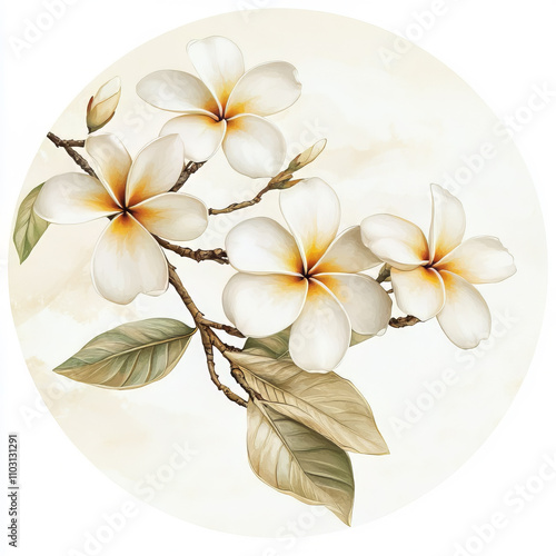 Flower Floral Pattern Marketing Design Asset