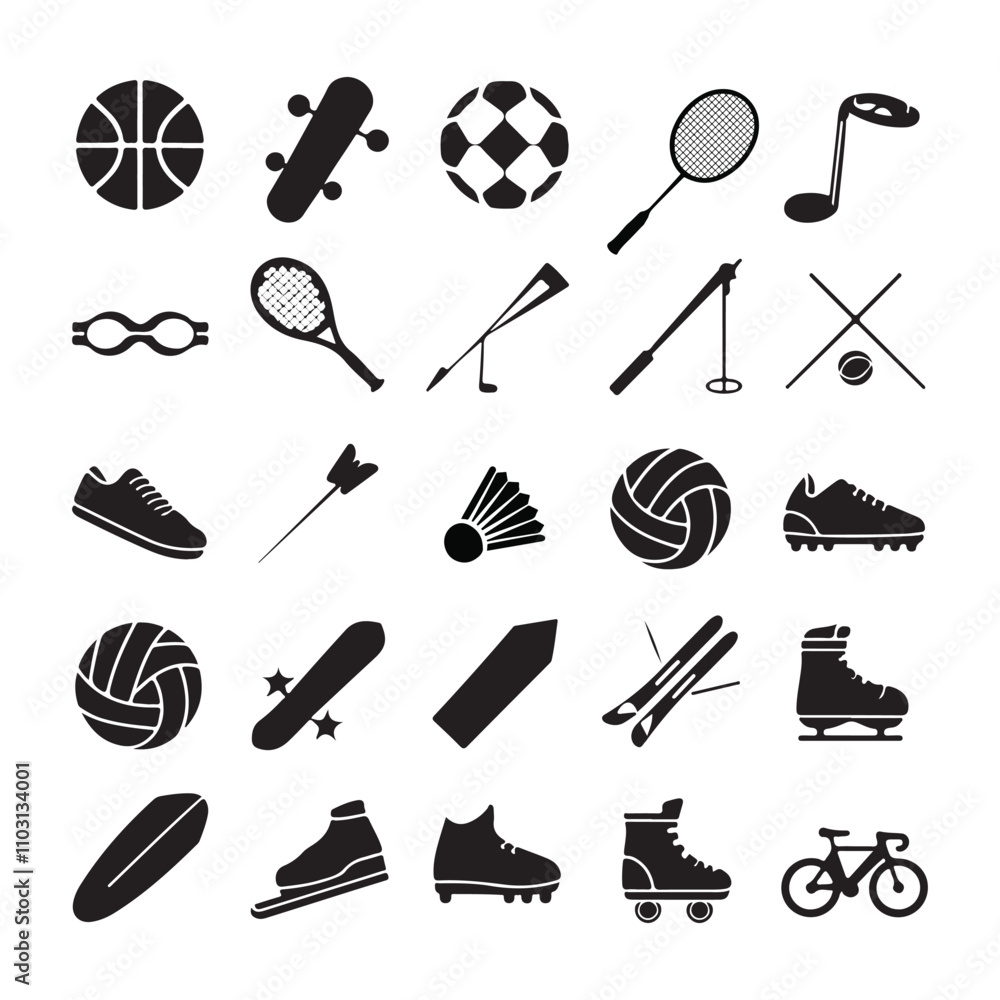 Obraz premium Flat Design Icon Set for Business and Technology