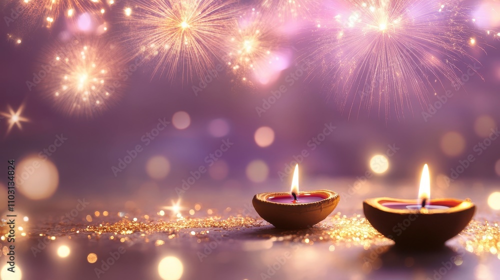 Banner design for diwali festival and purple podium,Diwali light decoration candle with fireworks,Stage,Product display Showcase design sparkle background,Deepavali,Dipavali,3D podium illustration. Banner design for diwali festival and purple podium,Diwali light decoration candle with fireworks,Stage,Product display Showcase design sparkle background,Deepavali,Dipavali,3D podium illustration.