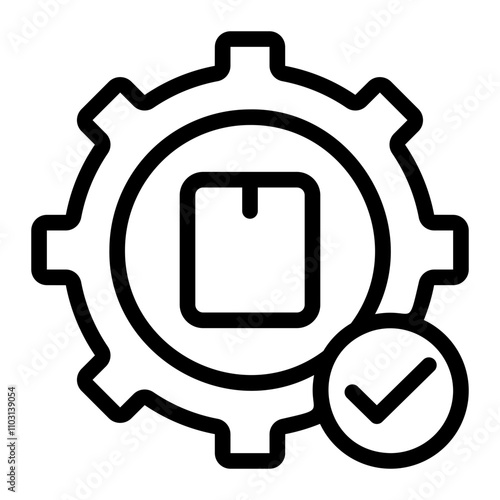 order fulfillment line icon