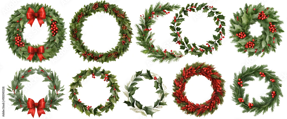 Festive Christmas Wreaths Festive Christmas Wreaths