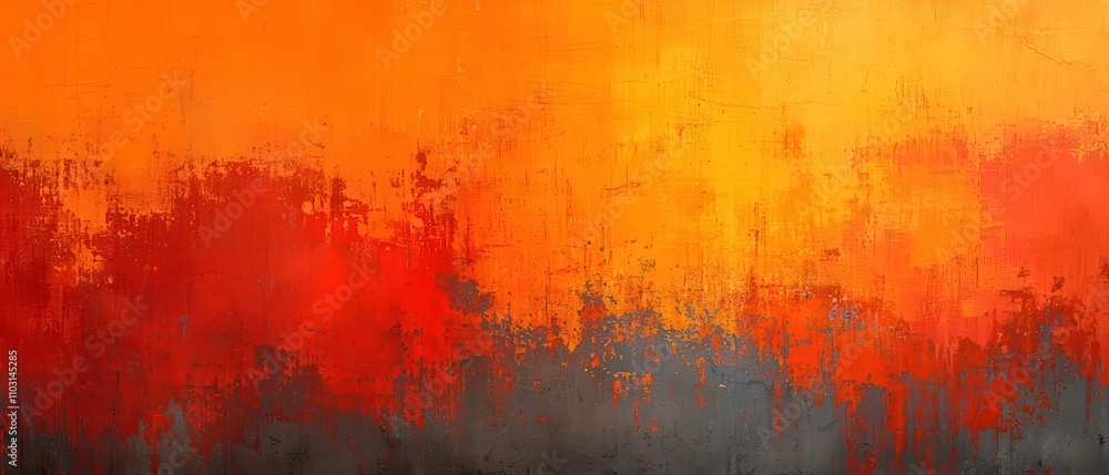 Fototapeta premium Abstract Gradient Background in Warm Reds and Oranges with Texture