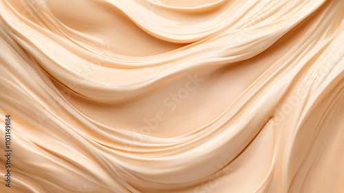 Creamy Ice Cream Wallpaper Design Artistic Display Soft Tones Aesthetic Environment Close-Up View Modern Home Concept