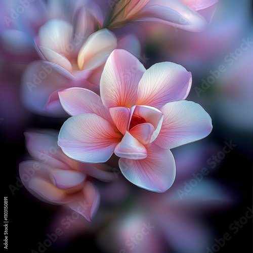 Close Up Flower Petals as Design Element