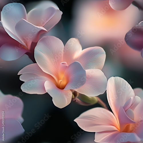 Close Up Flower Petals as Design Element