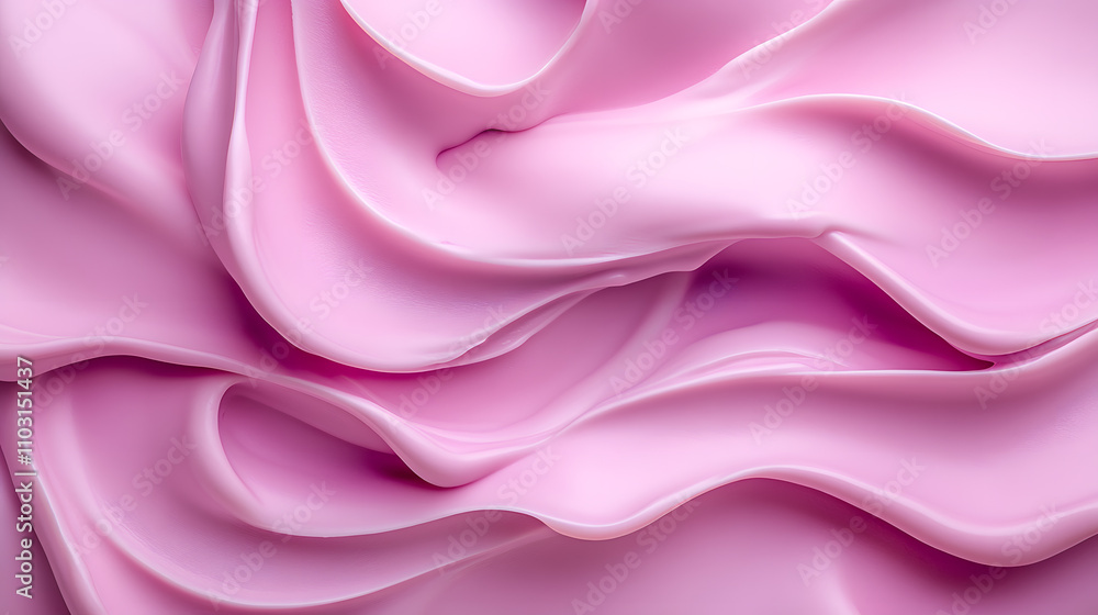 Fototapeta premium Creamy Ice Cream Wallpaper Design Abstract Style Vibrant Environment Aesthetic Viewpoint Digital Art Concept