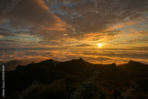 朝焼けと雲海 photo