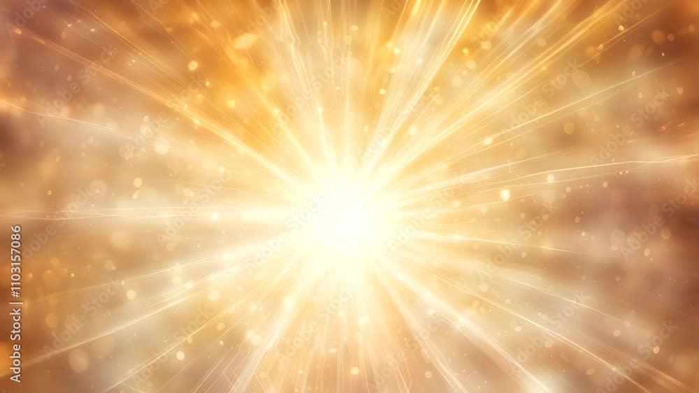 A radiant burst of light with golden rays and soft bokeh effects, creating a warm atmosphere. A radiant burst of light with golden rays and soft bokeh effects, creating a warm atmosphere.