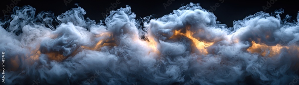 Dramatic Smoke Clouds Glowing Orange Abstract Background Texture Dramatic Smoke Clouds Glowing Orange Abstract Background Texture