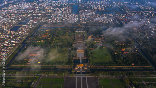 Foto Hue citadel seen from above
