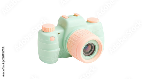 Captivating 3d camera image studio setting photograph vibrant background photo