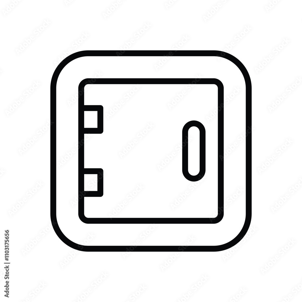 Safe Box icons set vector stock illustration Safe Box icons set vector stock illustration