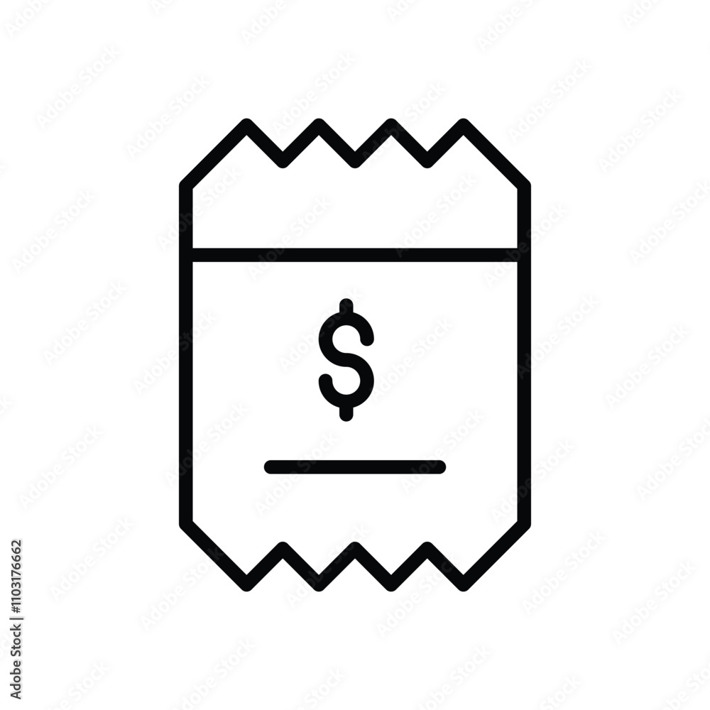Invoice icons set vector stock illustration Invoice icons set vector stock illustration