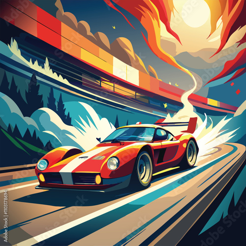  Car Vector Art Illustration Background