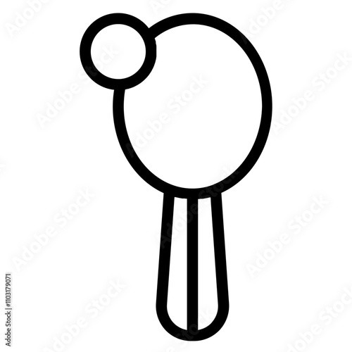 Game Pingpong Sport Line Icon