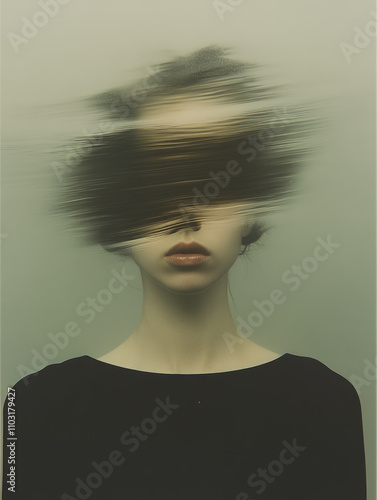 Artistic Surreal Modern Contemporary Woman Portrait