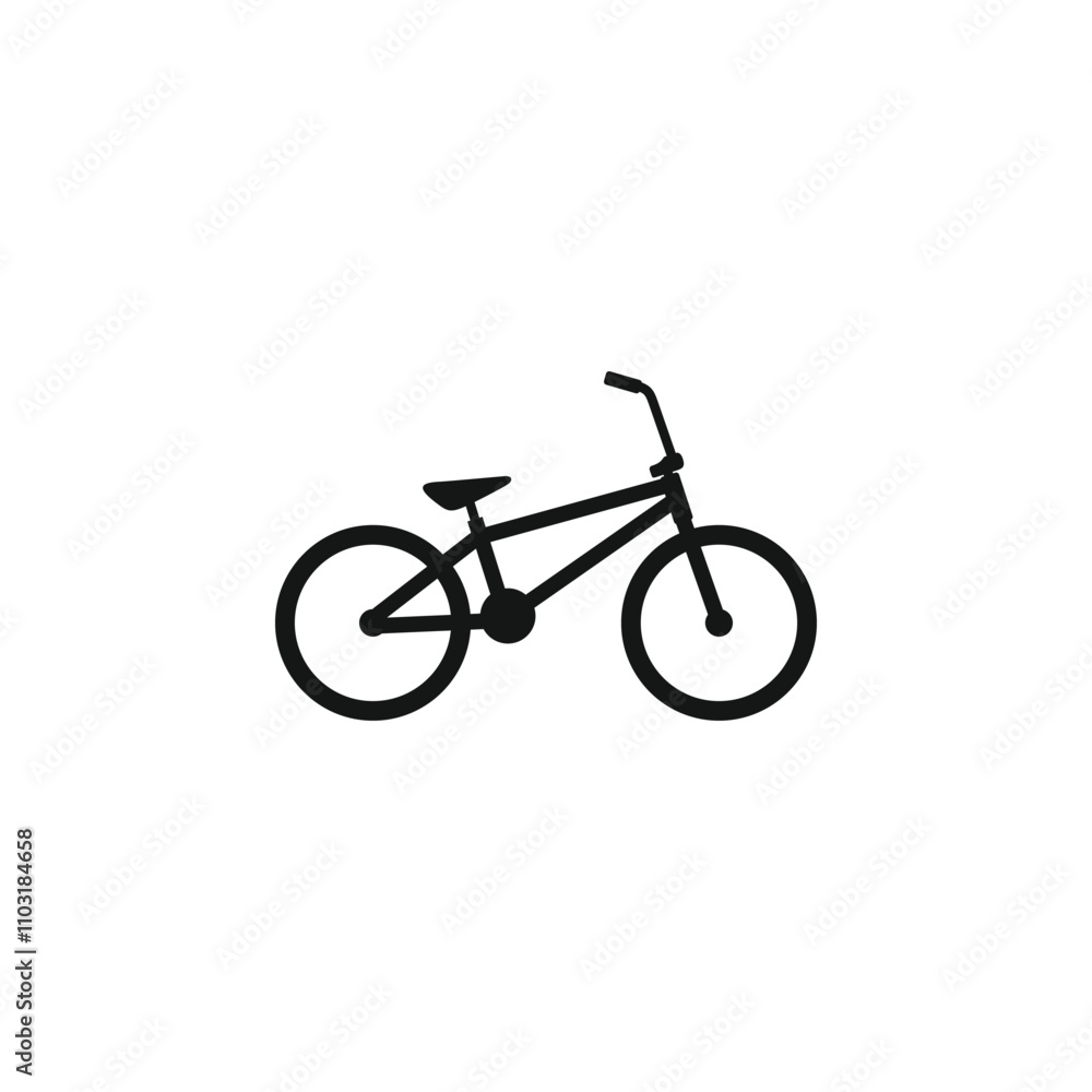 BMX bicycle icon template vector illustration BMX bicycle icon template vector illustration