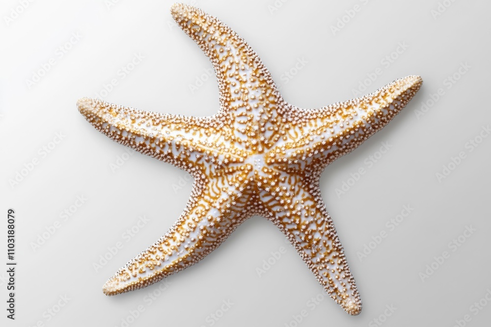 Translucent starfish decal graphic against clear backdrop Translucent starfish decal graphic against clear backdrop