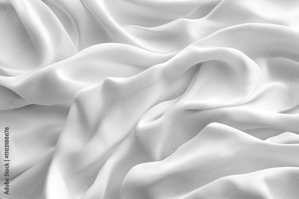 Obraz premium Abstract White Fabric Texture.