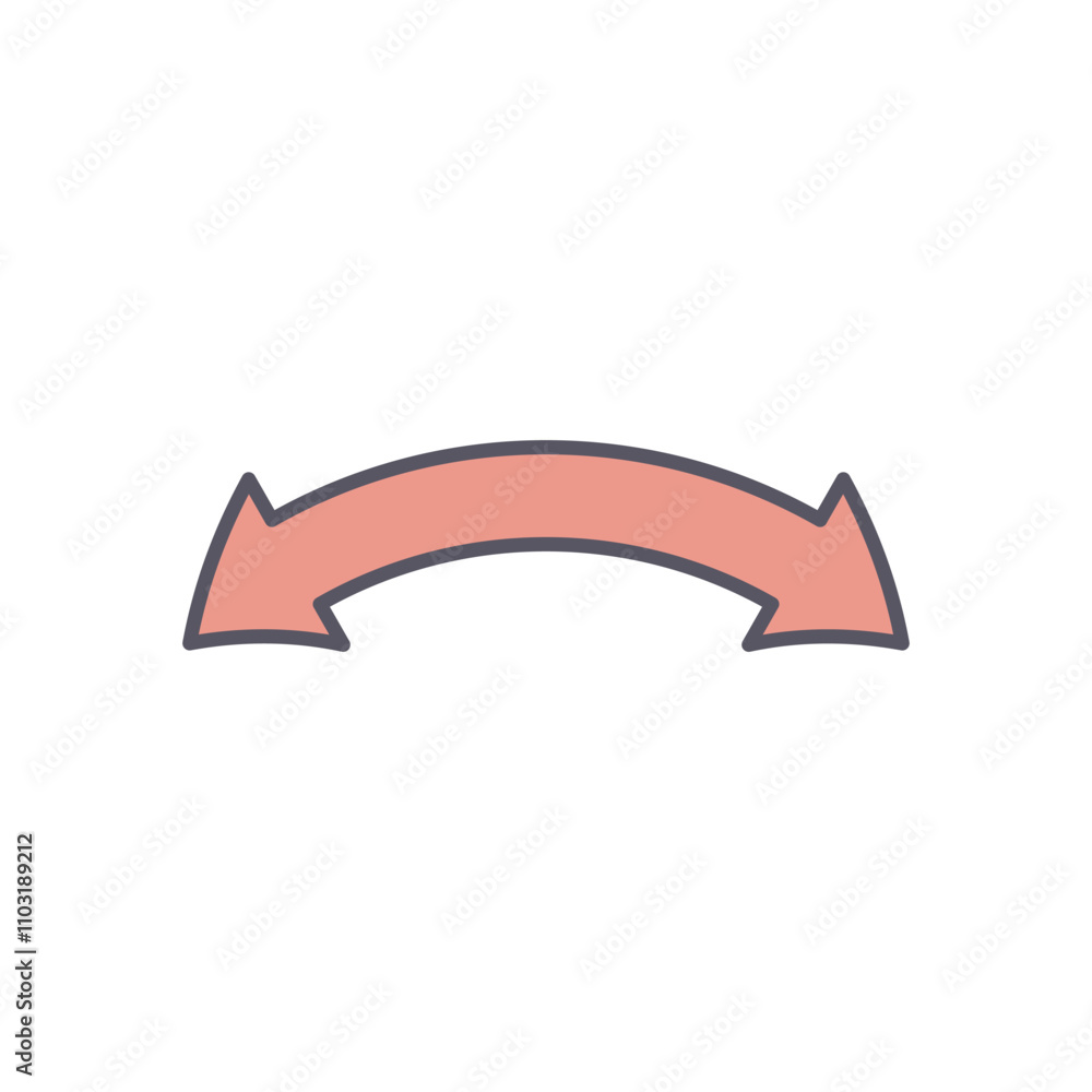Double Arrow vector icon stock illustration Double Arrow vector icon stock illustration