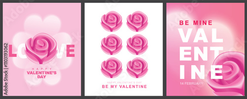 Happy Valentines Day typography with handwritten calligraphy text, isolated on pink background. Romantic Template design for celebrating valentine's Day on 14 February. Vector Illustration