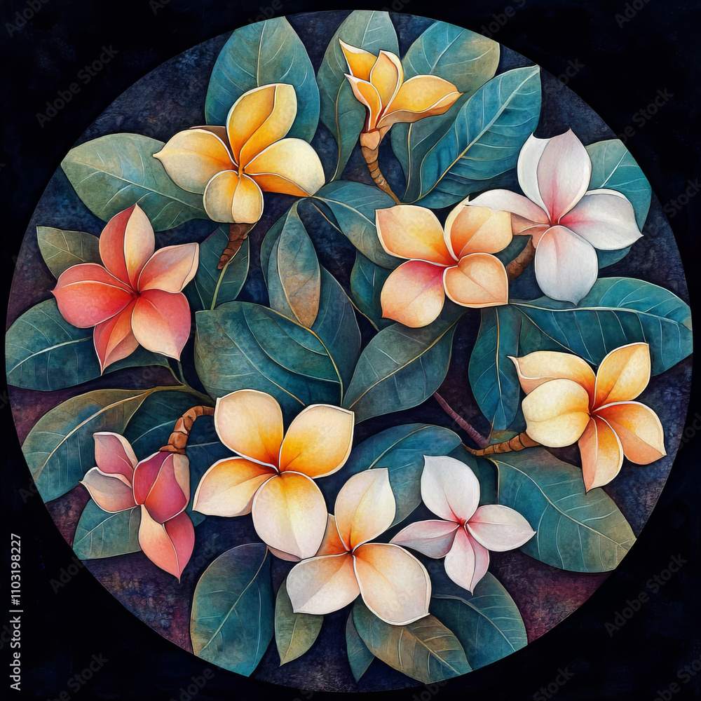 Painterly Flower Art Painterly Flower Art