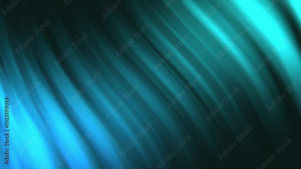 Abstract Blue and Green Wave Patterns Illuminated in Beautiful Light Abstract Blue and Green Wave Patterns Illuminated in Beautiful Light