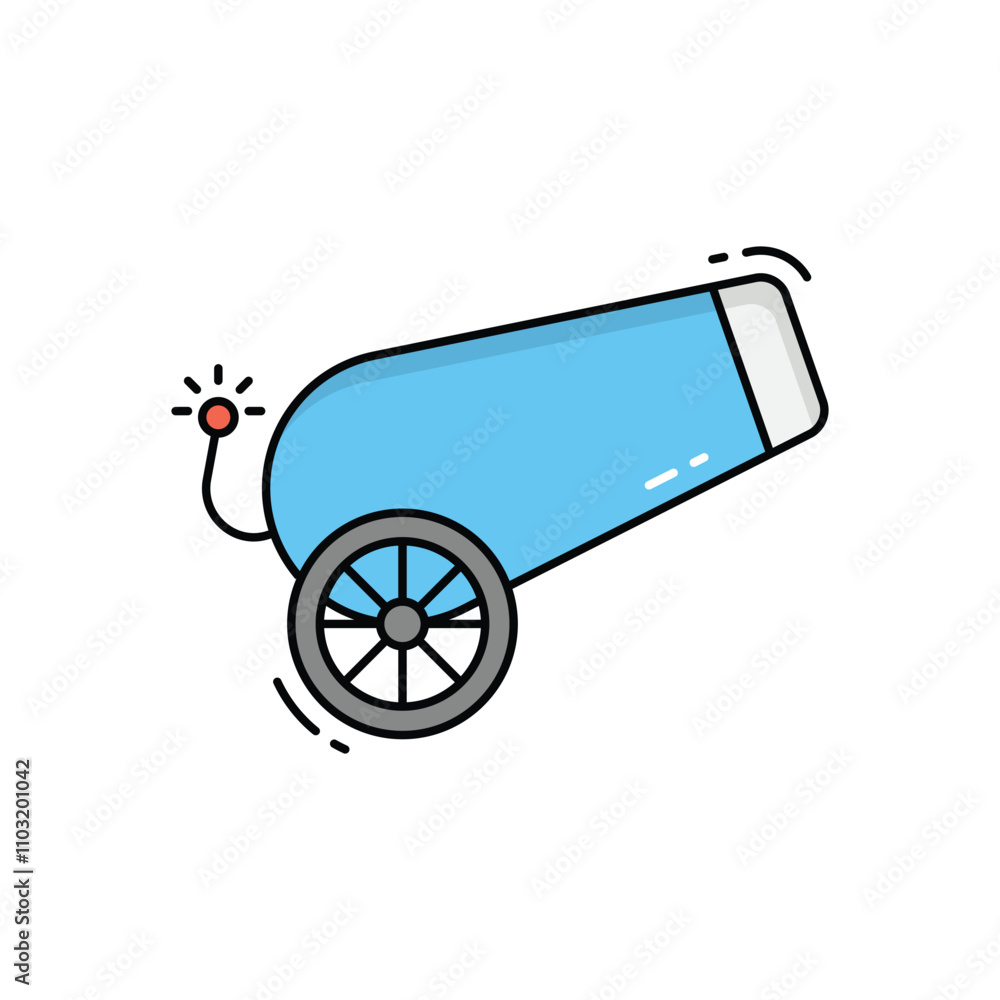 Cannon  vector icon