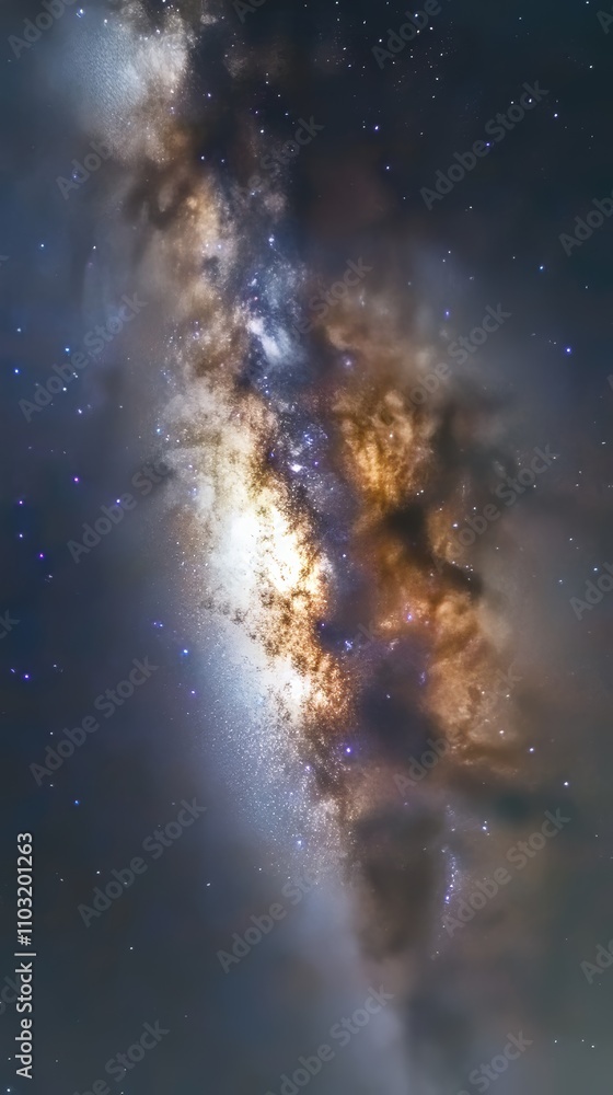 A breathtaking capture of the Milky Way galaxy, showcasing vibrant colors and intricate star formations against the night sky. A breathtaking capture of the Milky Way galaxy, showcasing vibrant colors and intricate star formations against the night sky.