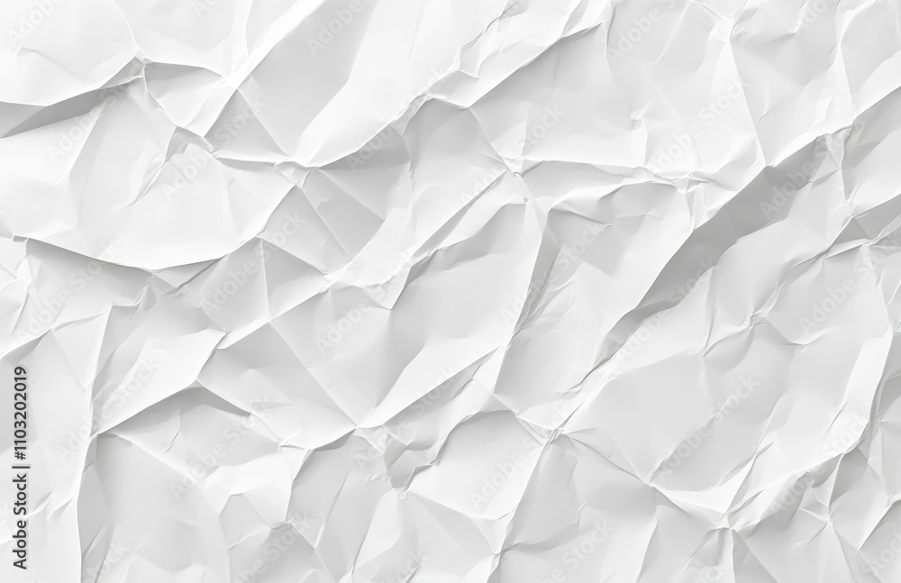 White crumpled paper texture background. White crumpled paper texture background.