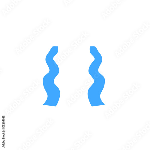 vector cartoon tears dripping