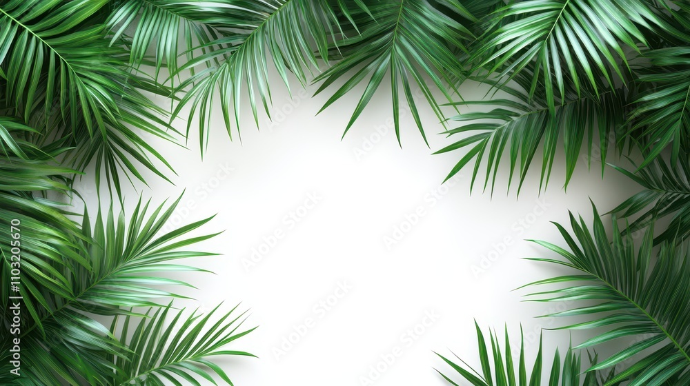 Tropical Rainforest Foliage Frame Tropical Rainforest Foliage Frame