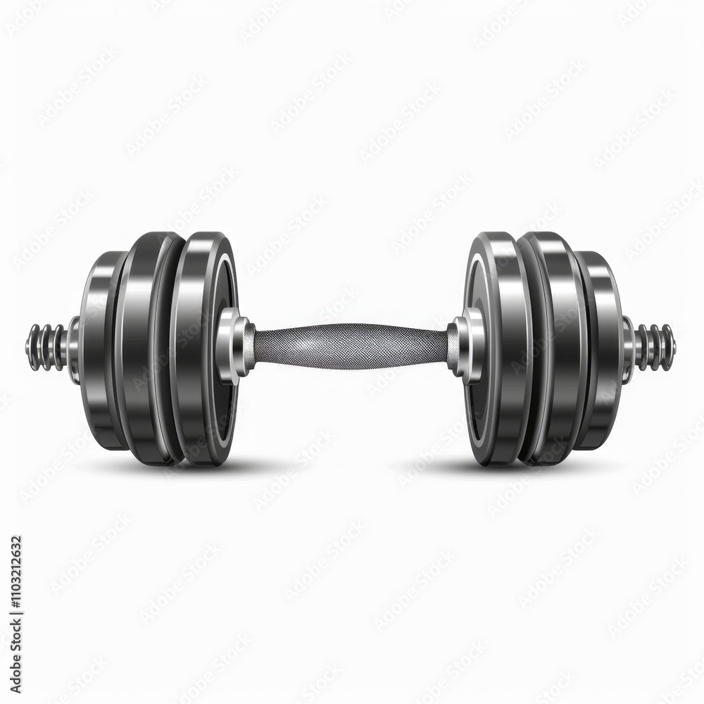 Dumbbell icon, gym equipment, weightlifting symbol, bodybuilding 3d realistic logo, dumbbell sport Dumbbell icon, gym equipment, weightlifting symbol, bodybuilding 3d realistic logo, dumbbell sport