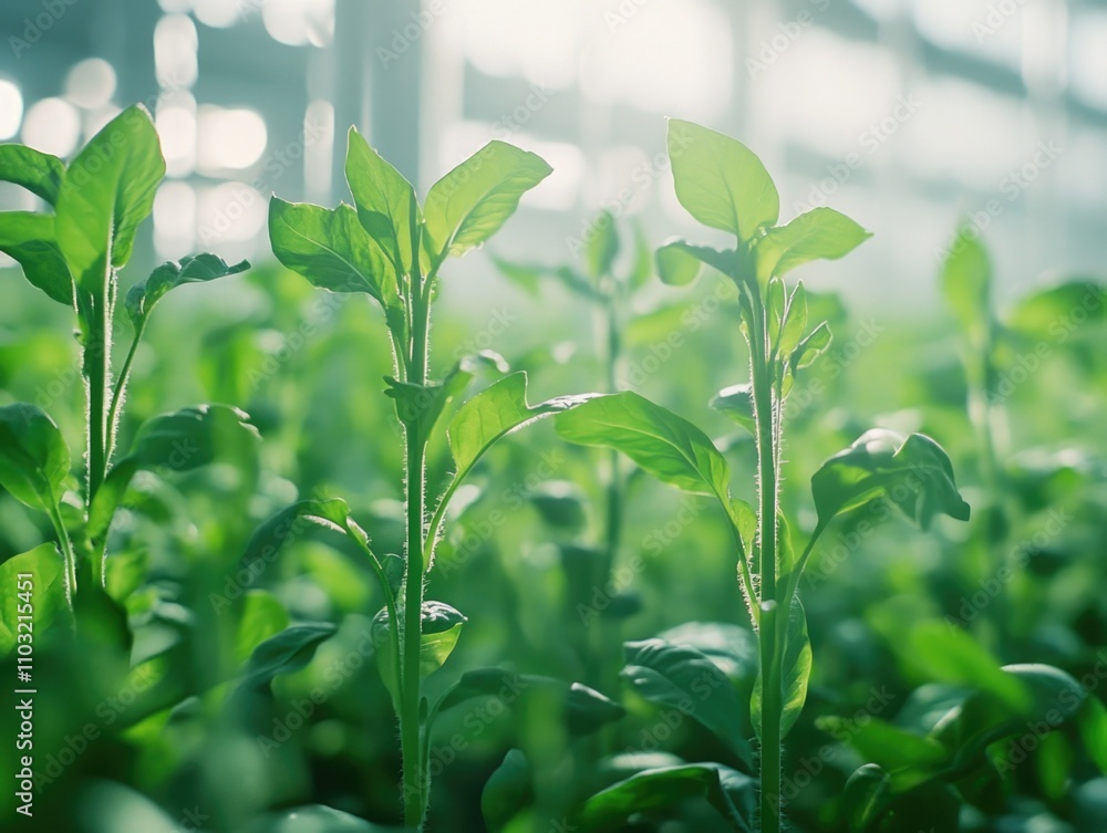 Obraz premium Fresh Growing Vegetables