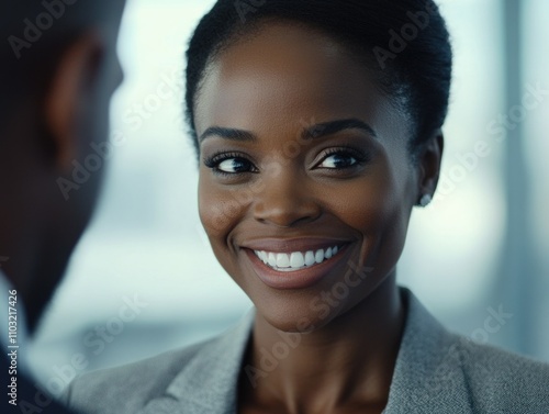 Smiling Businesswoman Meeting with Colleague Free Download Smiling Businesswoman Meeting with Colleague - GFXLoad