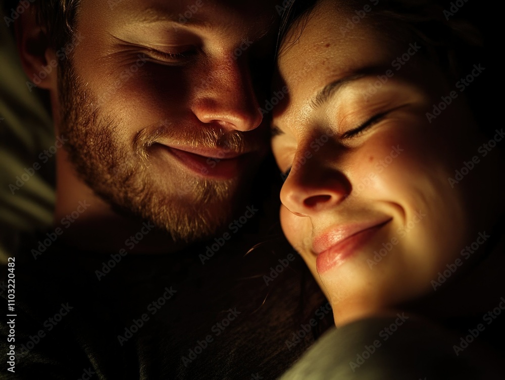 Intimate Embrace in Soft Light Intimate Embrace in Soft Light