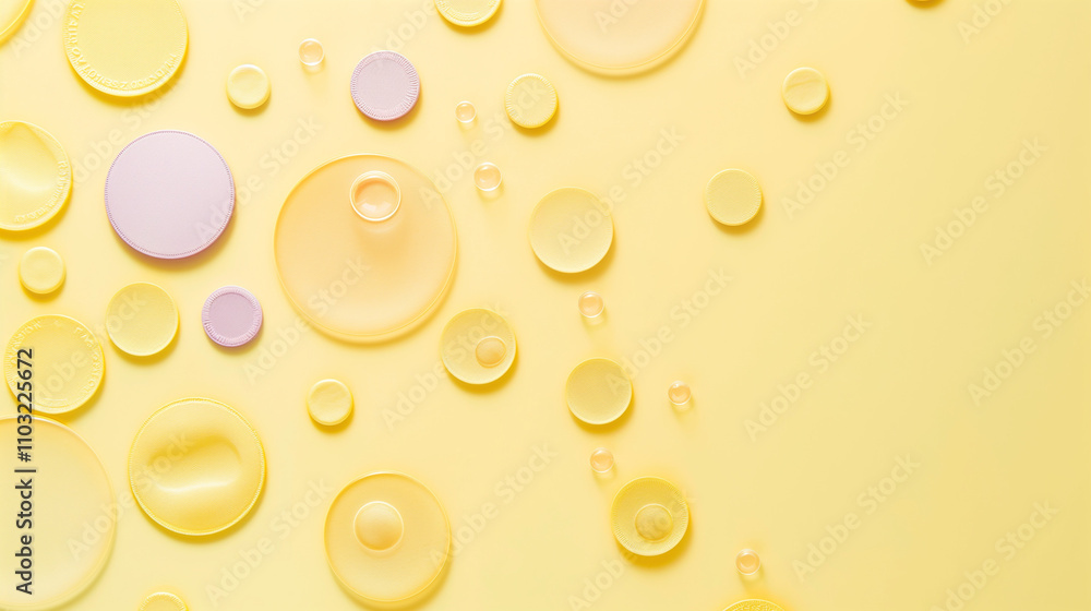 A simple pastel-themed scatter plot with coin icons on the points A simple pastel-themed scatter plot with coin icons on the points