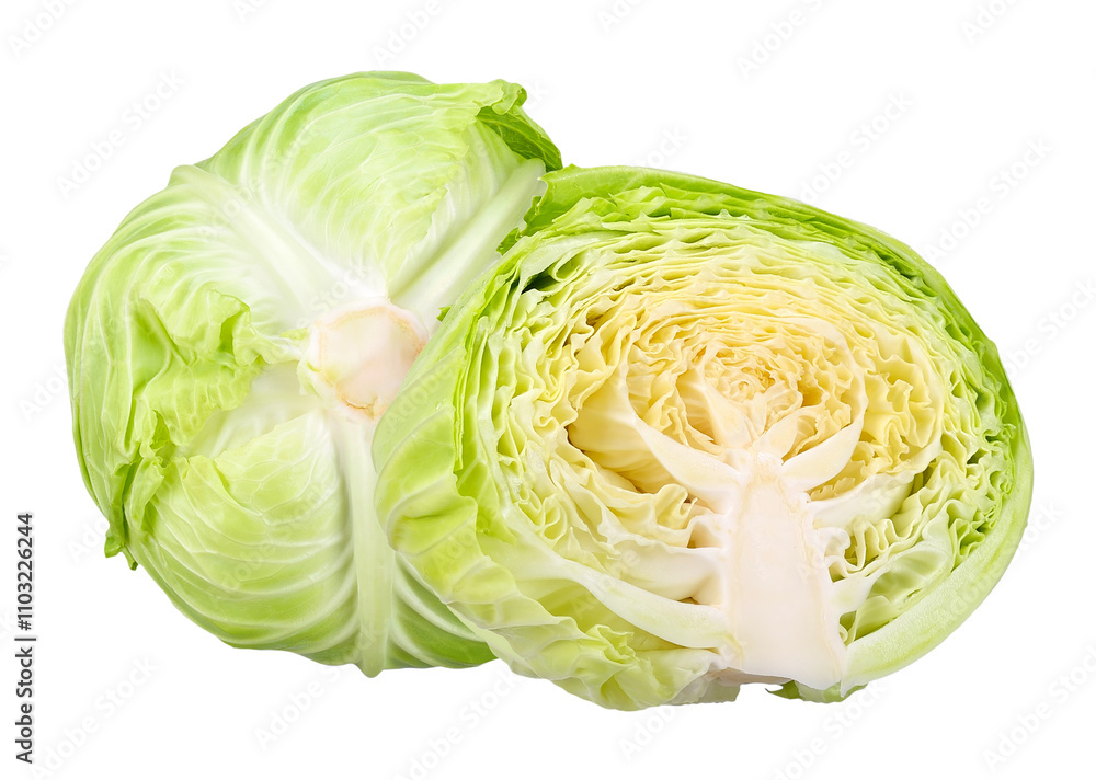 Cabbage isolated on white clipping path Cabbage isolated on white clipping path
