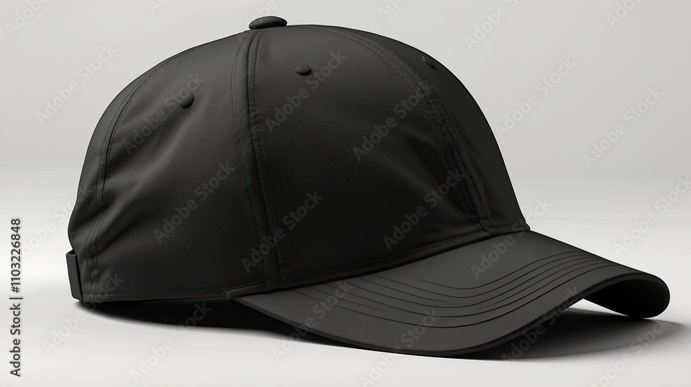 Black Baseball Cap on White Background
Black Baseball Cap on White Background