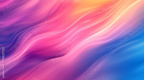 Vibrant abstract gradient background with smooth blurred color transitions in bright, dynamic hues