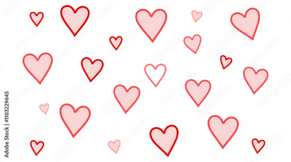 Romantic Heart Patterns and Background for Valentine’s Day, Love, and Wedding Designs Romantic Heart Patterns and Background for Valentine’s Day, Love, and Wedding Designs