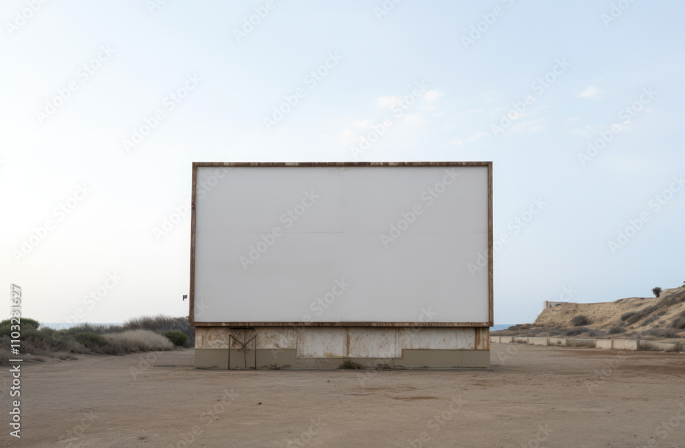 A large outdoor billboard showcasing vibrant advertising content in an urban setting A large outdoor billboard showcasing vibrant advertising content in an urban setting