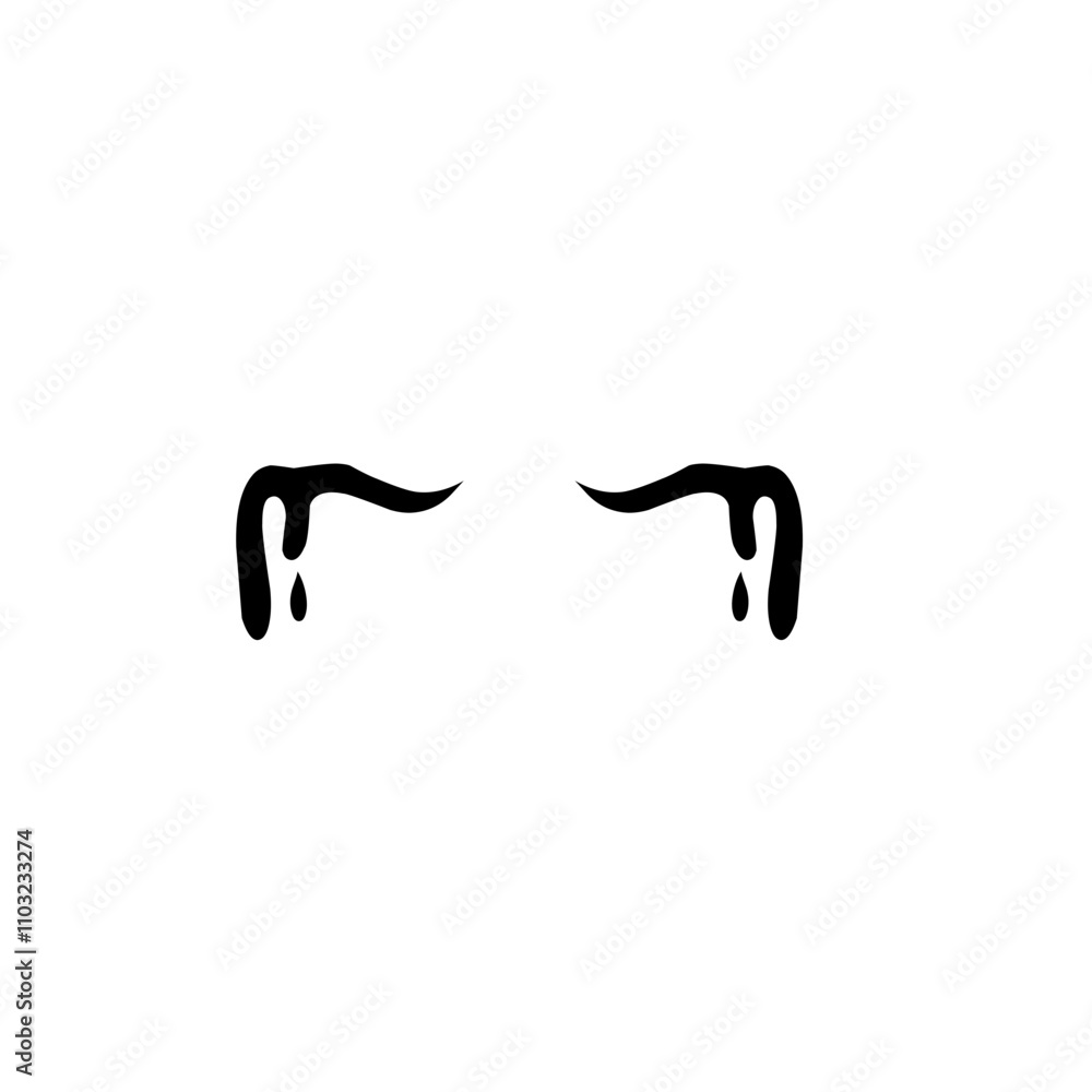 cartoon tear icon cartoon tear icon