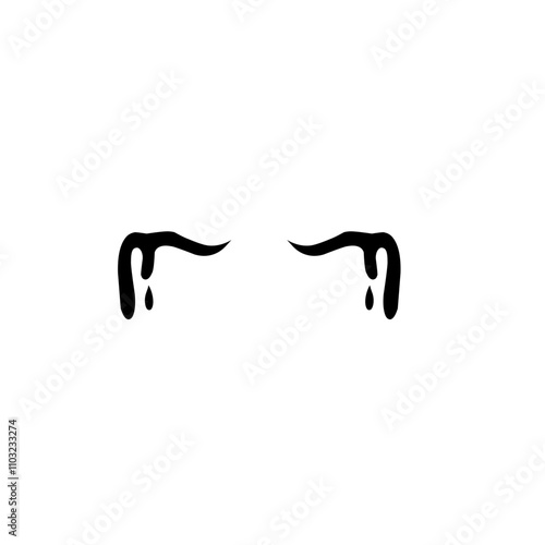 cartoon tear icon