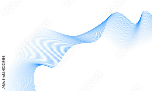 Vector abstract background with dynamic waves and lines. Illustration suitable for design
