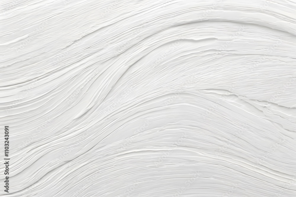 Obraz premium Abstract monochromatic background with layered brushstrokes, creating fluid, wave-like patterns. Modern, minimalist design with depth and tactile appeal