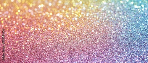 Vibrant rainbow pastel glitter background with shimmering sparkles and soft gradient colors for creative design projects