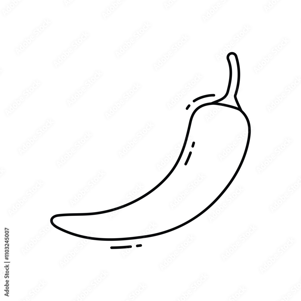 Jalapeno vector icon Jalapeno vector icon